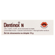 Dentinox N, żel na dziąsła, na ząbkowanie, 10 g