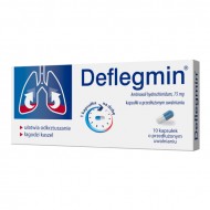 Deflegmin 75 mg, 10 kapsułek