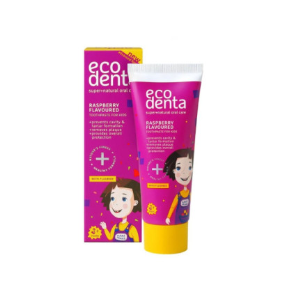 Pasta Ecodenta, malina, 75 ml - zdjęcie produktu
