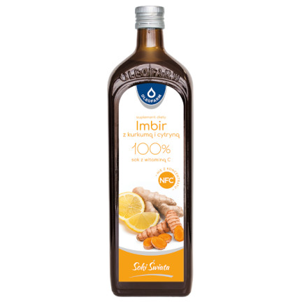 Imbir z kurkumą i cytryną, płyn, 980 ml  - zdjęcie produktu