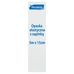 Opaska elastyczna z zapinką Viscoplast, 15 cm x 5 m