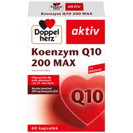 Doppelherz aktiv Koenzym Q10 200 MAX, kapsułki, 60 kapsułek