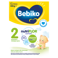 Bebiko NutriFlor Expert 2, mleko następne dla niemowląt po 6 miesiącu życia, 550 g