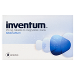 Inventum, 25 mg, 8 tabletek do rozgryzania i żucia 