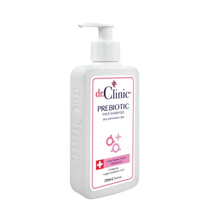 YIGIT Dr.Clinic, żel do mycia twarzy, z prebiotykami, 250 ml
