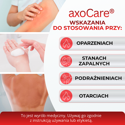 Axocare, pianka na oparzenia, 85 ml - Dorosły, Dziecko
