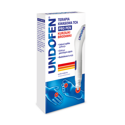 Undofen Pro Pen Terapia Kwasowa TCA, żel na kurzajki w aplikatorze - zdjęcie produktu