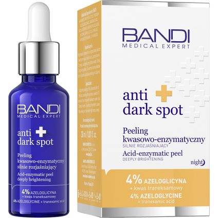 BANDI COSMETICS Bandi Medical Expert Anti Dark Spot, peeling kwasowo-enzymatyczny silnie rozjaśniający, 30 ml — Inhaltsstoffe i ocena