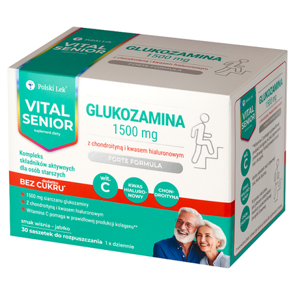 Vital Senior Glukozamina 1500, 30 saszetek - 5904157905742
