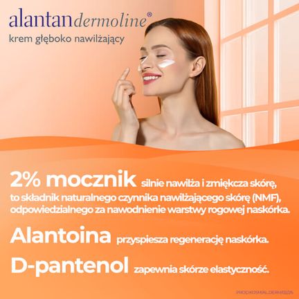 Alantandermoline, krem głęboko nawilżający, 50 g - UNIA