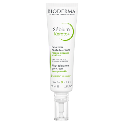 Bioderma Sebium Kerato+, Żel-Krem, 30 ml - zdjęcie produktu