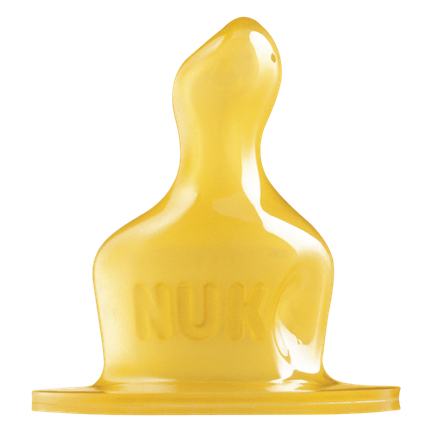 Nuk, lateksowy smoczek do butelki, 0-6 m, 1 sztuka - zdjęcie produktu