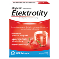 Elektrolity smak truskawkowy, 7 saszetek