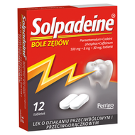 Solpadeine 500 mg + 8 mg + 30 mg, 12 tabletek