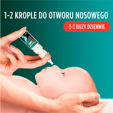 Nasivin Baby 0,1 mg/ml, krople do nosa, 5 ml - Układ oddechowy