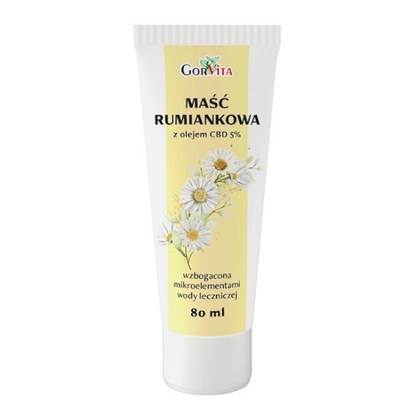 Maść Rumiankowa z olejem CBD 5%, Gorvita, 80ml