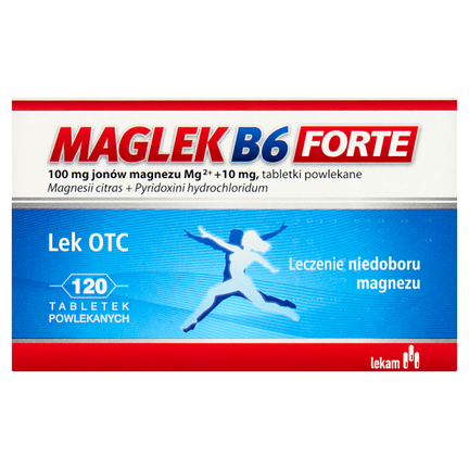 Maglek B6 Forte, 120 tabletek powlekanych - zdjęcie produktu