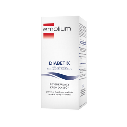 SANOFI-AVENTIS Emolium Diabetix, regenerujący krem do stóp, 100 ml — Składniki i ocena