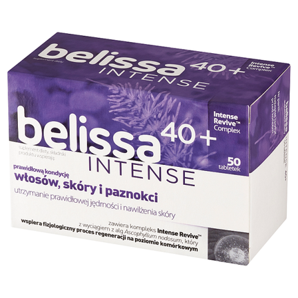 Belissa Intense 40+, 50 tabletek - SUPLEMENT DIETY
