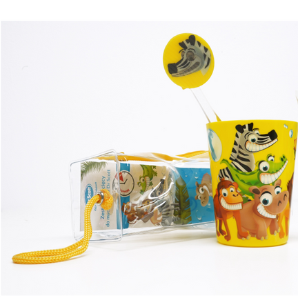 Dr Scott zestaw kubek+szczoteczka+osłonka - zdjęcie produktu