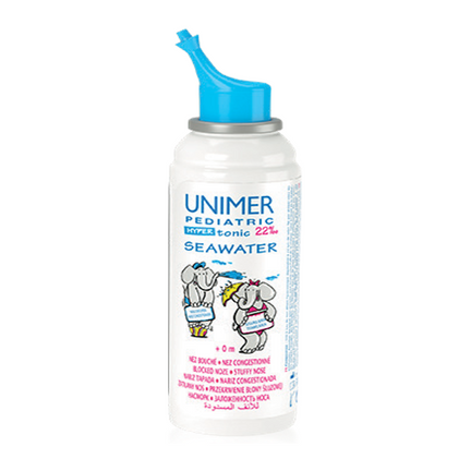 Unimer Pediatric hipertoniczna woda morska, spray, 100 ml - zdjęcie produktu