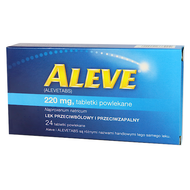 Aleve 220 mg, 24 tabletki powlekane (import równoległy Inpharm)