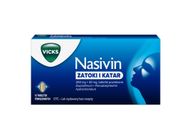 Nasivin Zatoki i Katar, 200 mg + 30 mg, 12 tabletek powlekanych