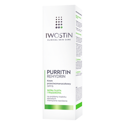 NEPENTES Iwostin Purritin Rehydrin, krem przeciwzmarszczkowy SPF 15, 40 ml — Składniki i ocena