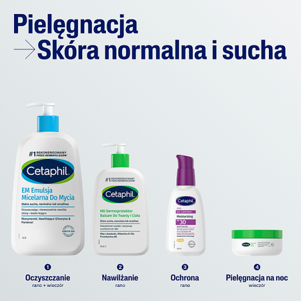 Cetaphil EM, emulsja micelarna do mycia, 1000 ml - Dorosły, Dziecko