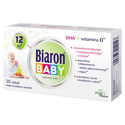 Bioaron Baby 12 m+, 30 kapsułek twist off - zdjęcie produktu