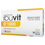 Ibuvit D 1000 krople w kapsułkach twist-off, 30 kapsułek