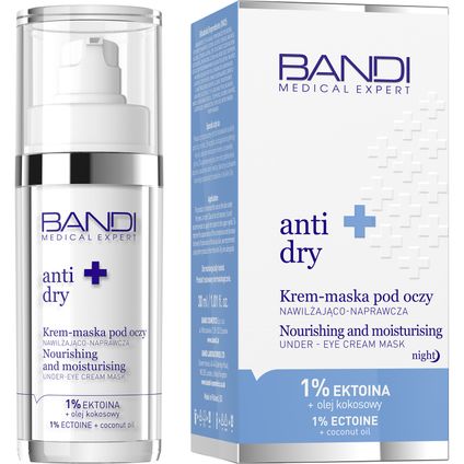 BANDI COSMETICS Bandi Medical Expert Anti Dry, krem-maska pod oczy nawilżająco-naprawcza, 30 ml — Inhaltsstoffe i ocena