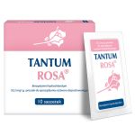 Tantum Rosa, proszek do sporządzania roztworu dopochwowego, 10 saszetek
