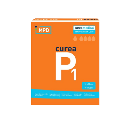 Curea P1, opatrunek, 10 x 10 cm, 1 sztuka - zdjęcie produktu