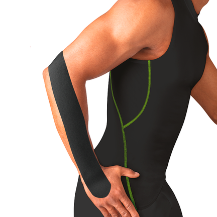 Leukotape K by Actimove, taśma kinezjologiczna, czarna, 1 sztuka 