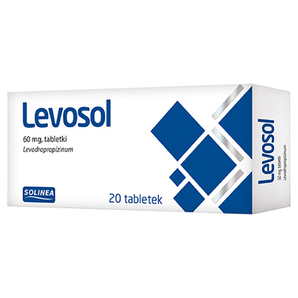 Levosol 60 mg, 20 tabletek - PRODUKT LECZNICZY NIEREFUNDOWANY OTC