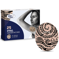 Plastry ochronne na sensor CGM CureTape, tattoo, 25 sztuk