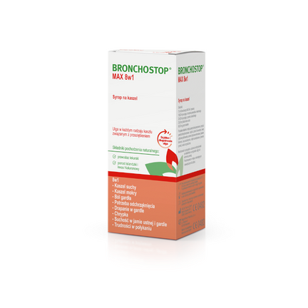 Bronchostop Max 8w1, syrop, 120 ml - zdjęcie produktu