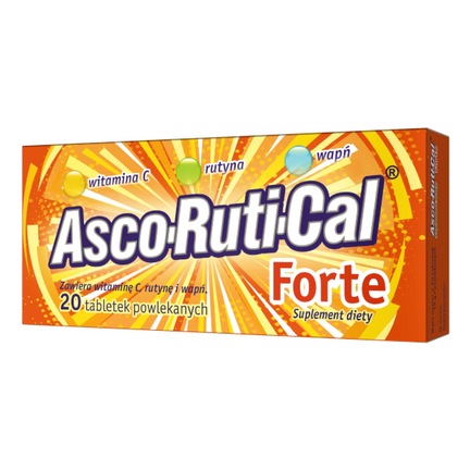 Ascorutical Forte, 20 tabletek powlekanych - zdjęcie produktu