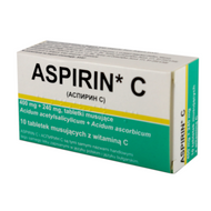 Aspirin C, 10 tabletek musujących (import Delfarma)