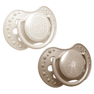 Smoczek silikonowy dynamiczny LOVI, Harmony Girl, 18 m+, 2 sztuki