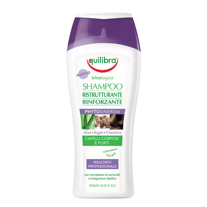 APS IMPORT-EXPORT Equilibra, szampon restrukturyzujący,  250ml — Składniki i ocena