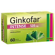 Ginkofar intense 120 mg, 60 tabletek powlekanych