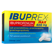 Ibuprex Max 400 mg, 12 tabletek powlekanych