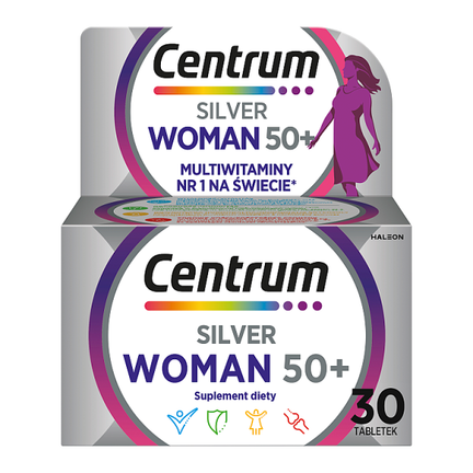 Centrum ONA 50+ zestaw witamin i minerałów dla kobiet, 30 tabletek - Dorosły