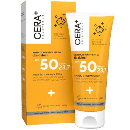 SYNOPTIS PHARMA CERA+ krem ochronny SPF50 dla dzieci, 50 ml — Składniki i ocena
