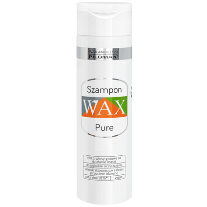 PILOMAX Szampon głęboko oczyszczający przygotowujący włosy na działanie maski Pure WAX, 200ml