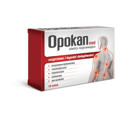 Opokan Med, plastry rozgrzewające, 10 sztuk - zdjęcie produktu