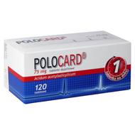 Polocard 75 mg, 120 tabletek dojelitowych, wycofany
