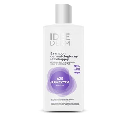 IDEEPHARM Idee Derm, szampon ultrakojący, z ekstraktem z aloesu, 300 ml — Składniki i ocena